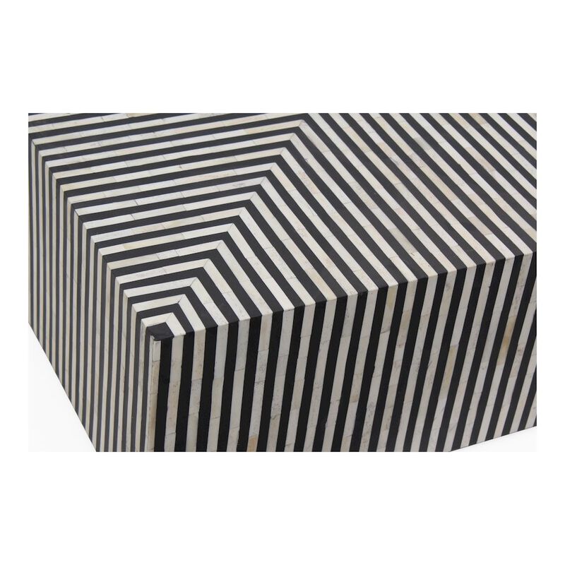 Moe's Home Collection Terning Coffee Table Black and White