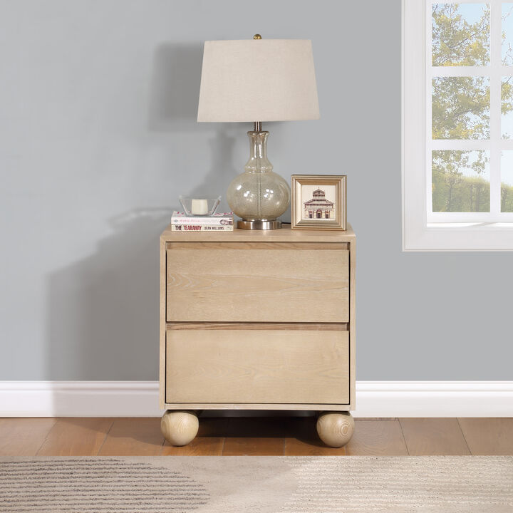 Meridian Furniture Kent Natural Night Stand