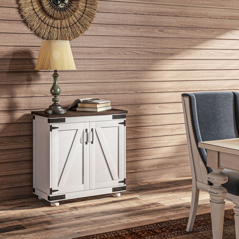 Vixlox  Farmhouse Sideboard Buffet Cabinet image number 1