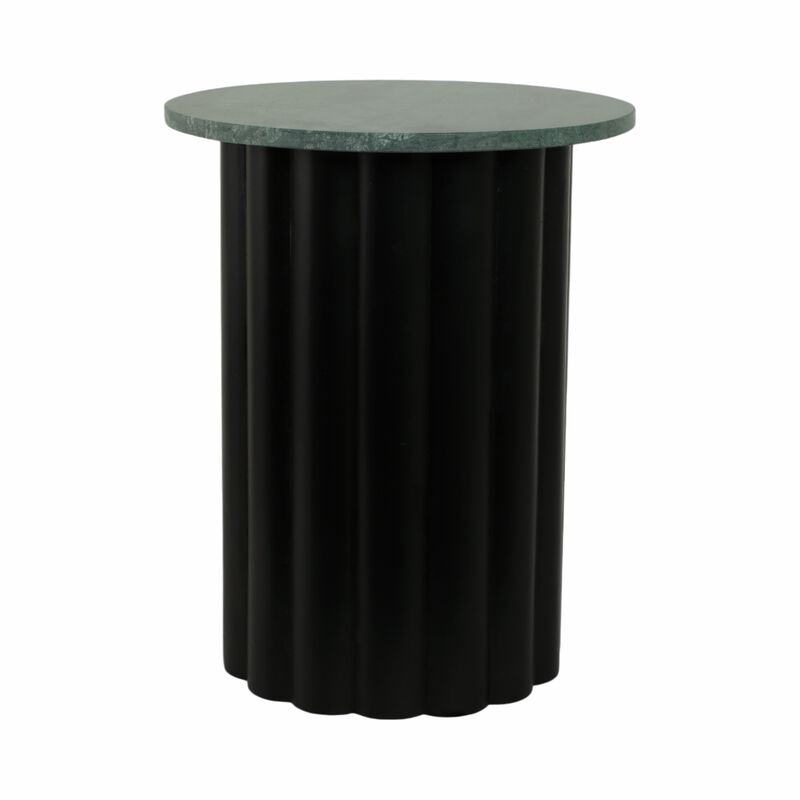 20" Large Ribbed Accent Table image number 0