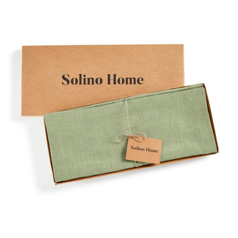 Christmas Linen Table Runner - Athena, Solino Home