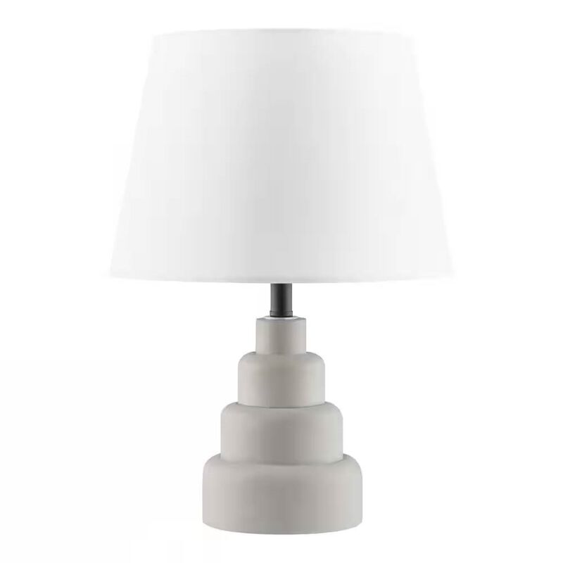 Fabric Shade Table Lamp – Small Bedside or Desk Lighting
