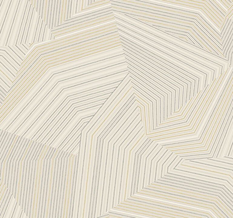 Dotted Maze Taupe Wallpaper