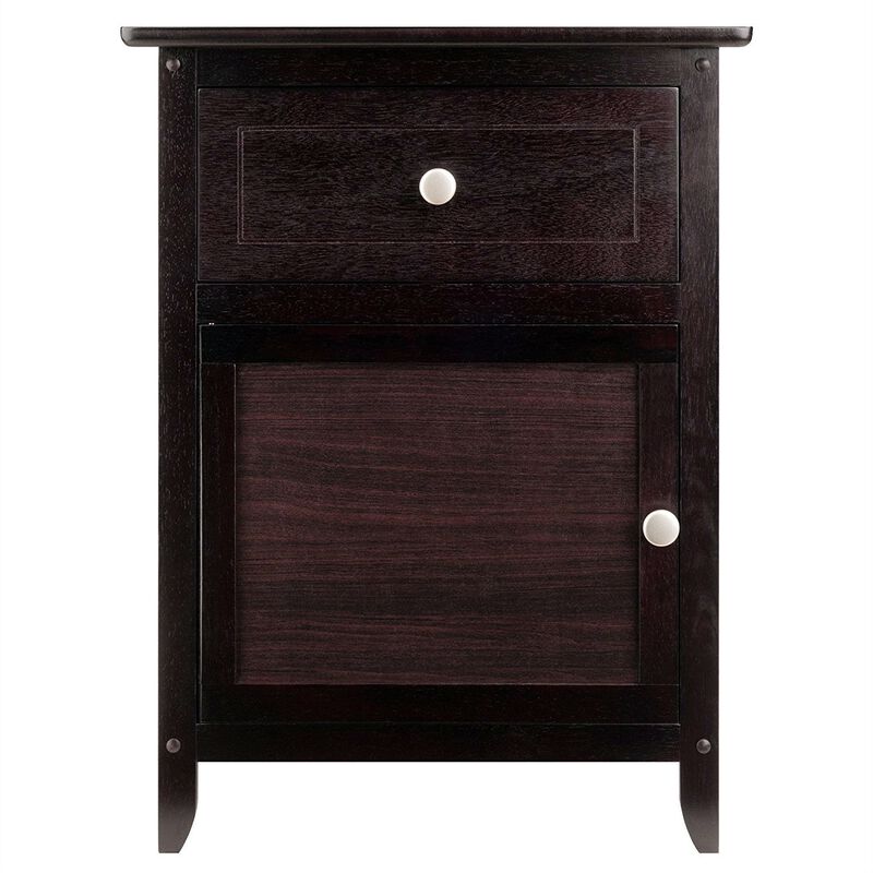 Wood End Table Nightstand Accent Table for Living Room or Bedroom