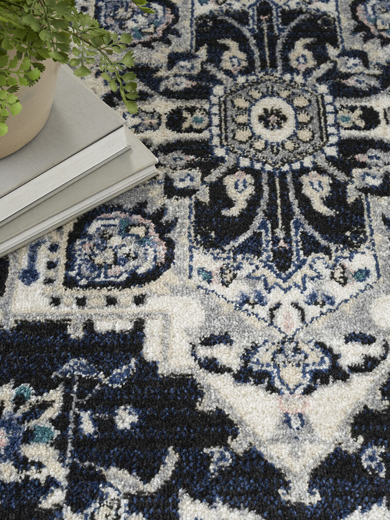 Passion PSN33 Black/Ivory 5'3" x 7'3" Rug image number 7