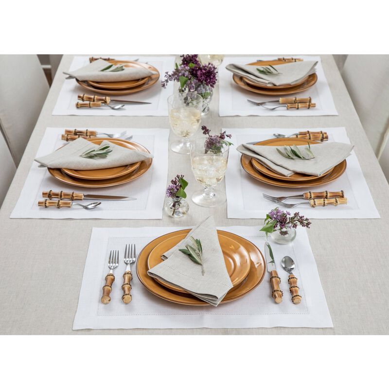 Linen Placemats - Medium Weight Hemstitch