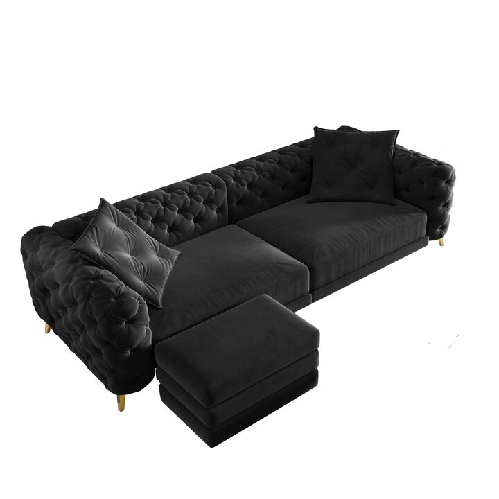 Zikbax 97.7" Convertible Sleeper Sofa