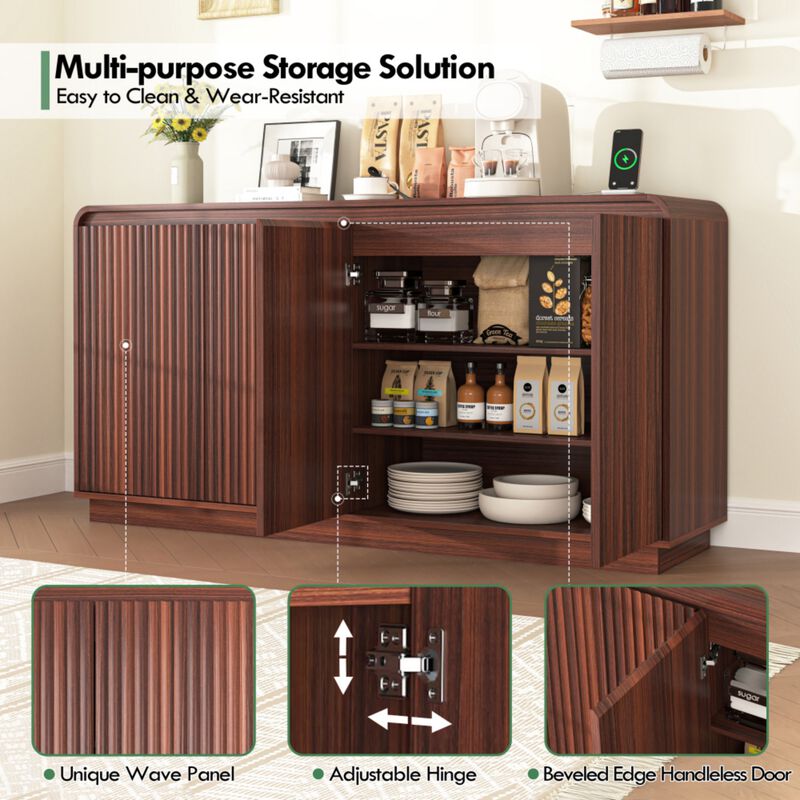 Gursap Built-In Power Outlet Sideboard image number 4