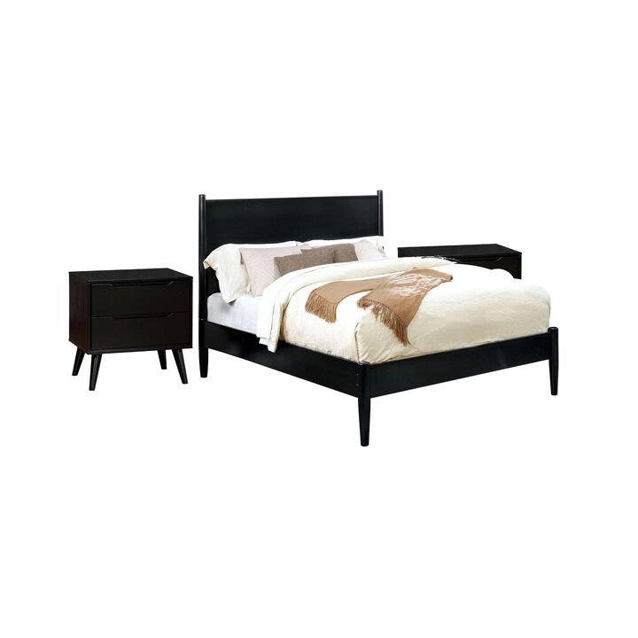 3pc Bedroom Set, 2 Nightstands