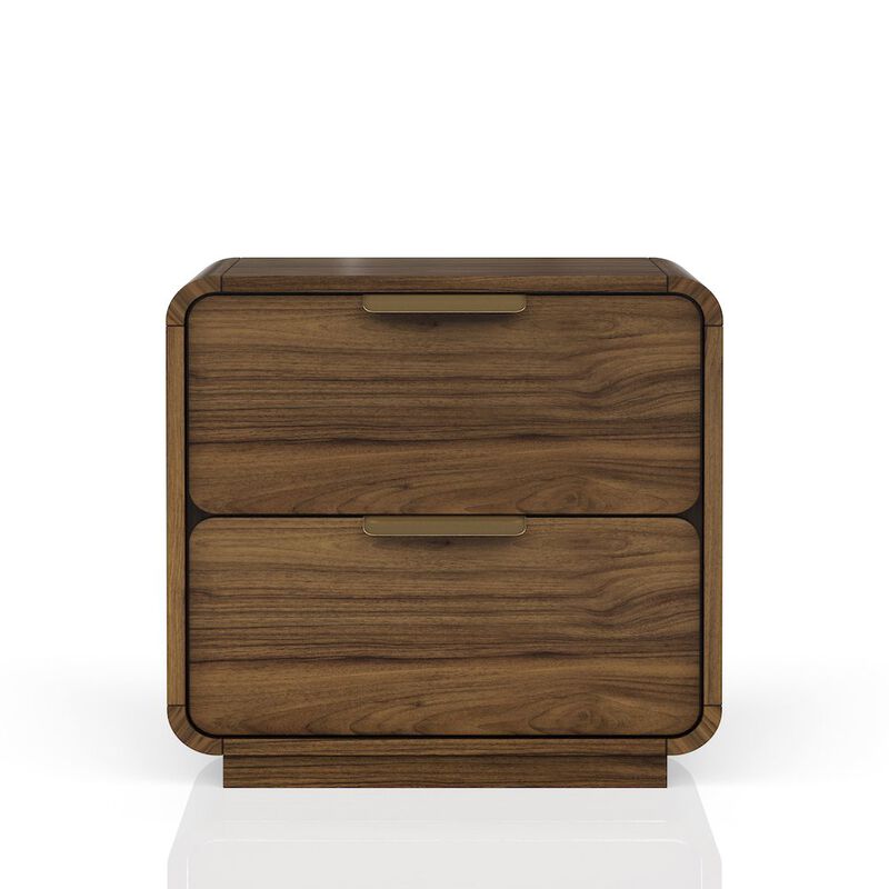 Summerfield Nightstand w/ USB in Walnut Finish