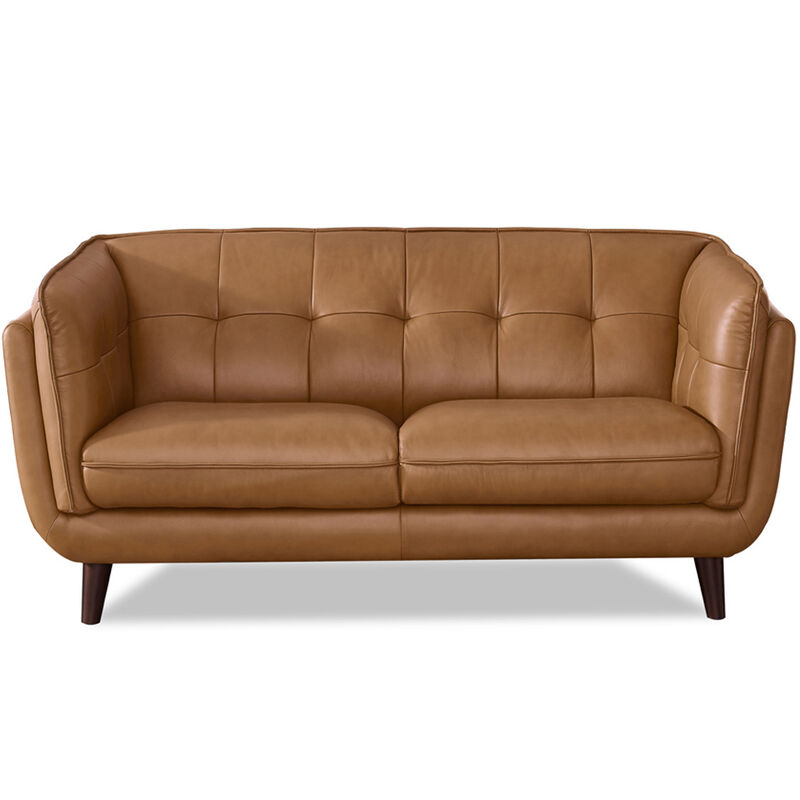 Solana Top Grain Leather Loveseat