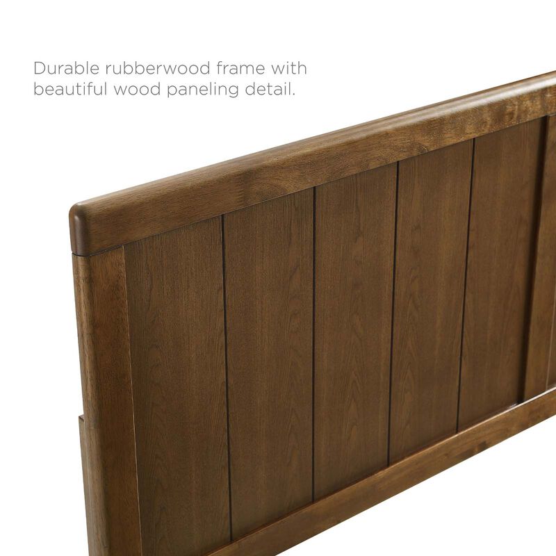 Modway - Alana King Wood Platform Bed With Angular Frame