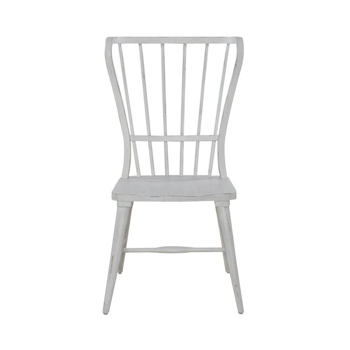 Liberty Furniture River Place Windsor Back Side Chair (RTA) - Set of 2 in Pine Solids & Veneers