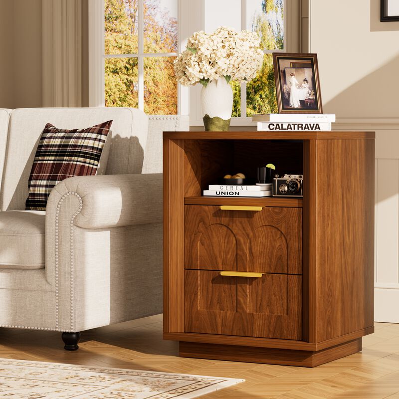 Fonkwa two-piece bedside table set image number 2