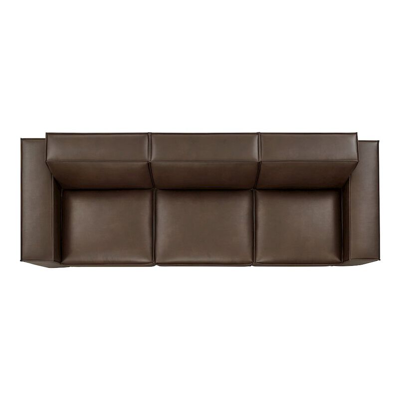 Restore 3-Piece Vegan Leather Modular Sofa Set image number 6