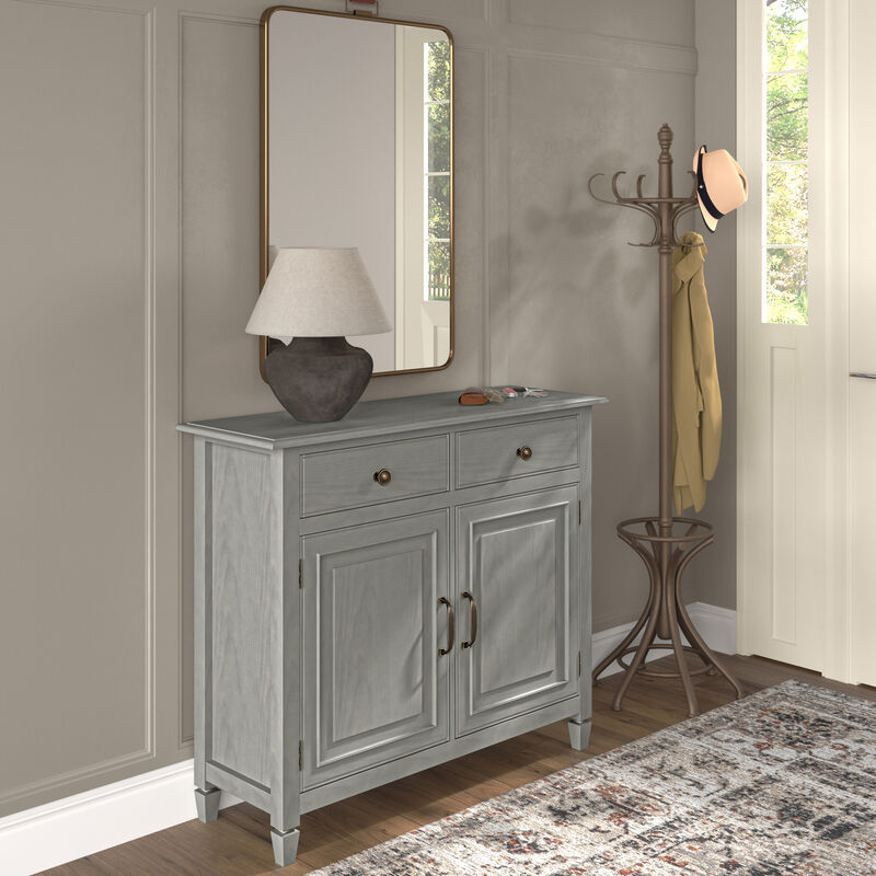 Connaught 40 inch Wide Solid Wood Traditional Entryway Storage Cabinet image number 1