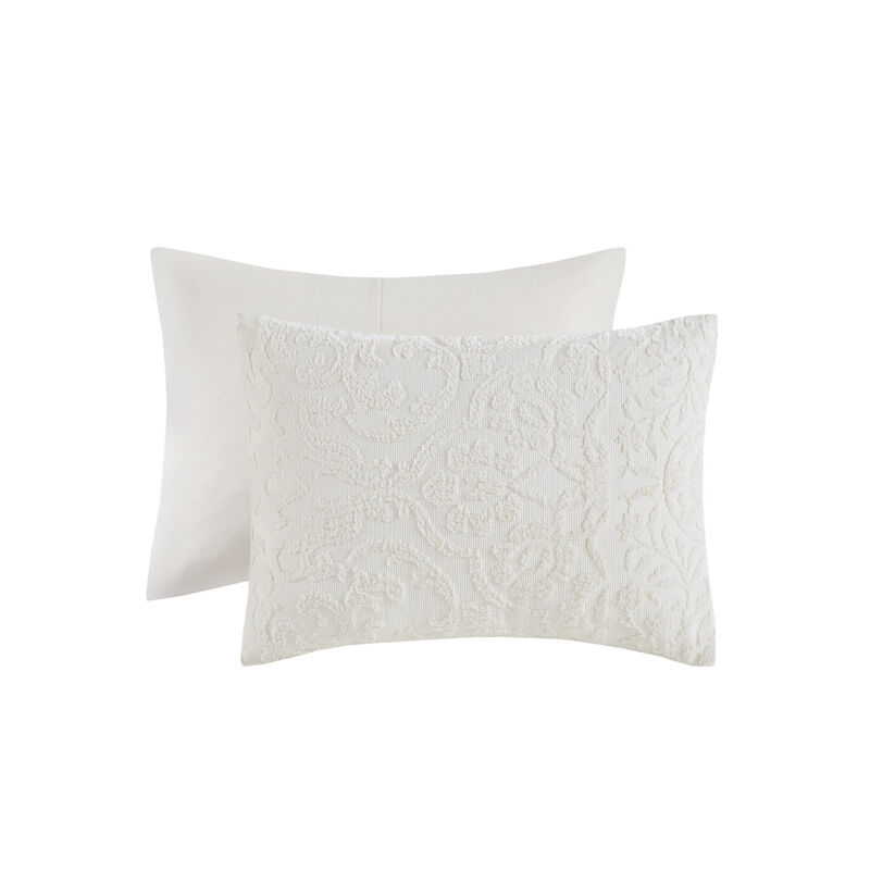 Gracie Mills Toulon 3 Piece Tufted Woven Comforter Set