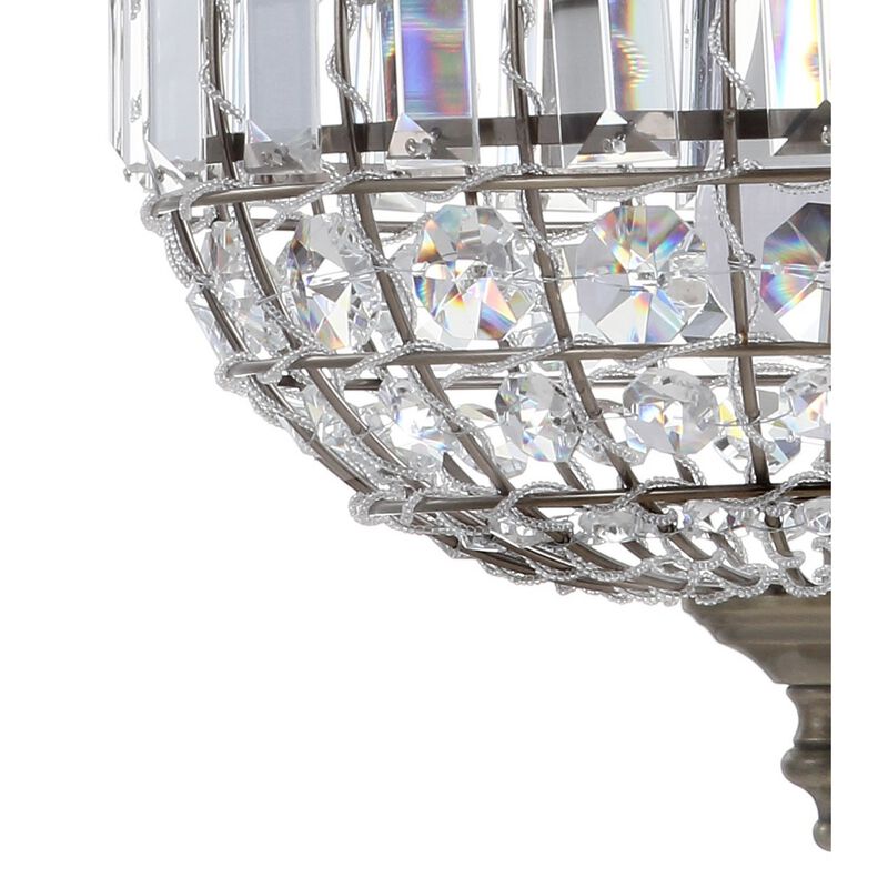 Georgina Crystal/Metal LED Pendant Pendant image number 6