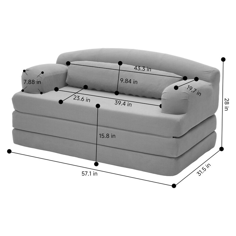 Tikhif Loveseat Sleeper Sofa image number 5