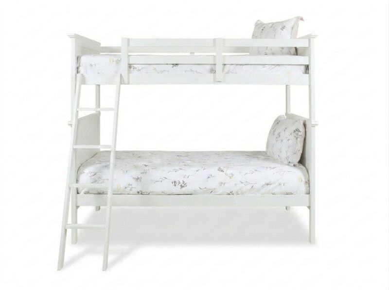Hunter Hill White Twin Over Twin Bunk Bed image number 0