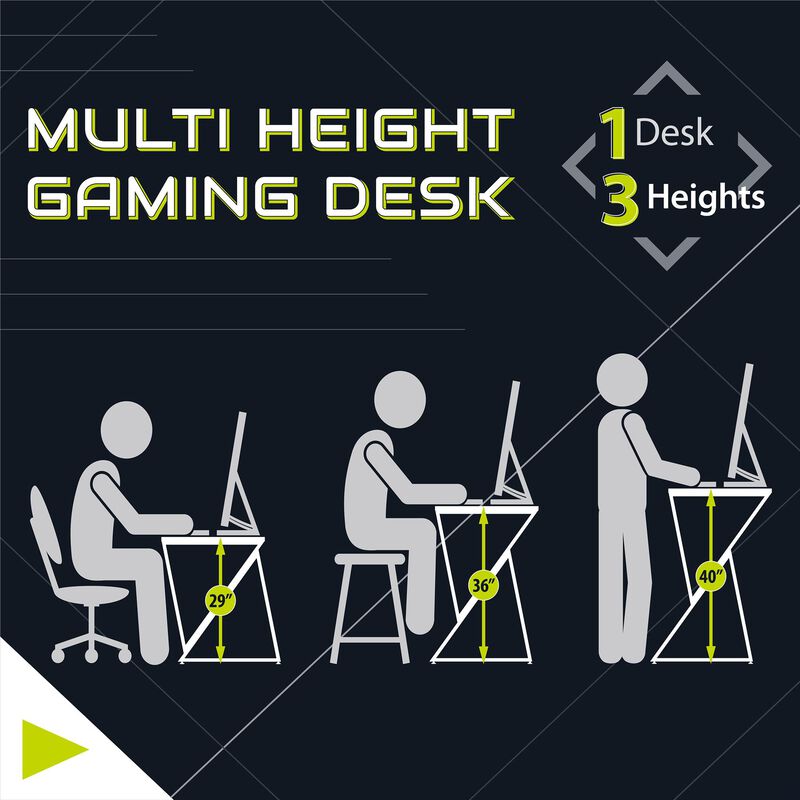 Genesis Adjustable Gaming Desk