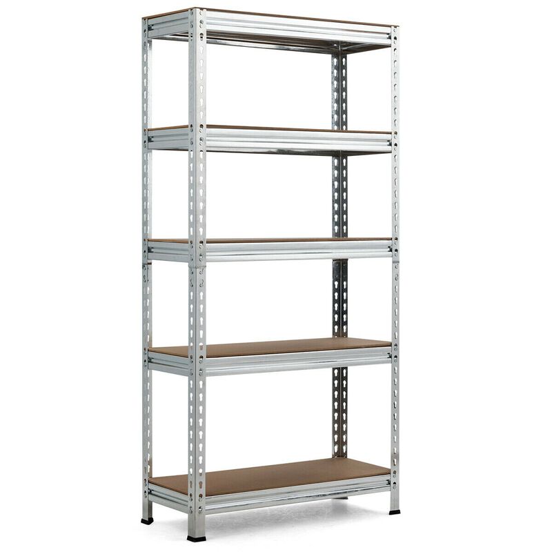 5-Tier Steel Shelving Unit Storage Shelves Heavy Duty Storage Rack