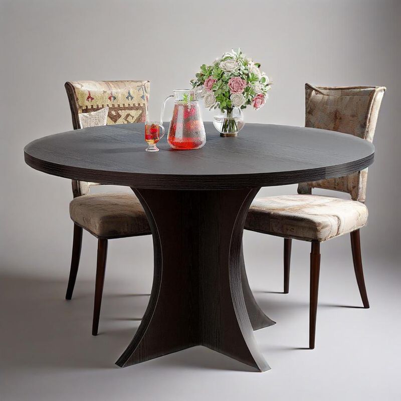 Modern Dining Table &ndash; Stylish, Sturdy Wood Design for 4-6 People, Perfect for Dining Room