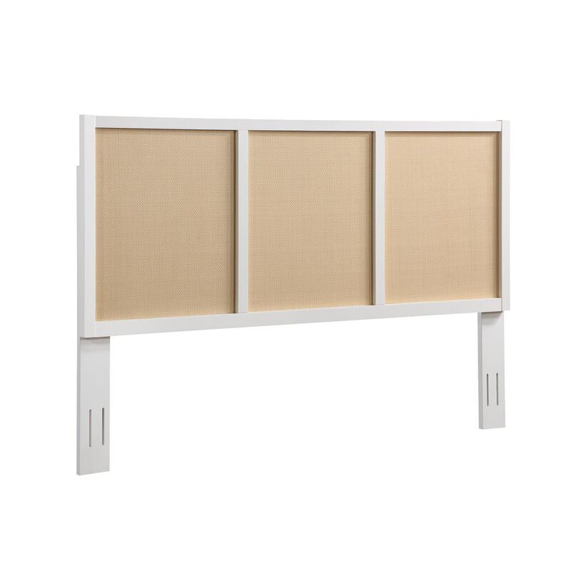 Comfort Pointe Bayport Cane and Solid Wood King Headboard