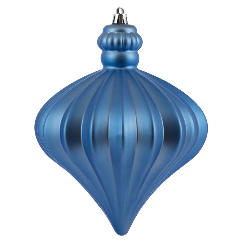 Vickerman 6" Periwinkle Matte Onion Drop 4/Bg image number 0