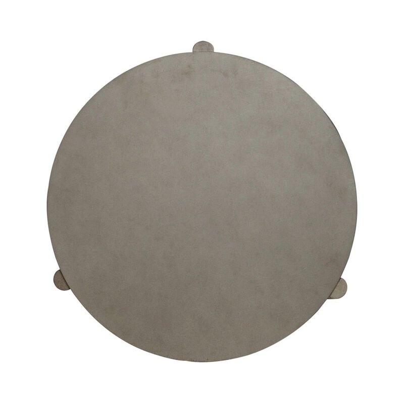 Liberty Furniture Affinity Round End Table for Living Room - Dusty Taupe Faux Concrete Tops image number 3