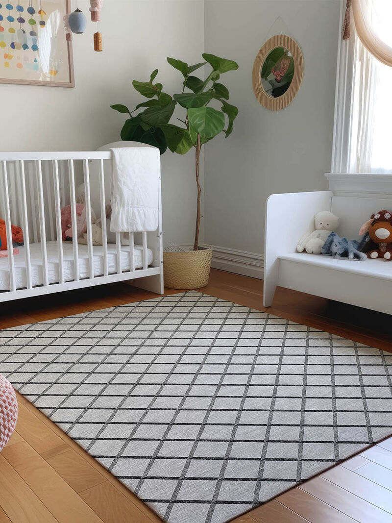 York YO1 Gray 10' x 14' Rug