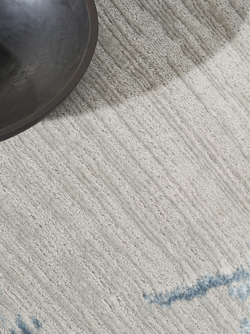 CK005 Enchanting ECH01 Gray/Sky 2'3" x 7'3" Rug image number 5
