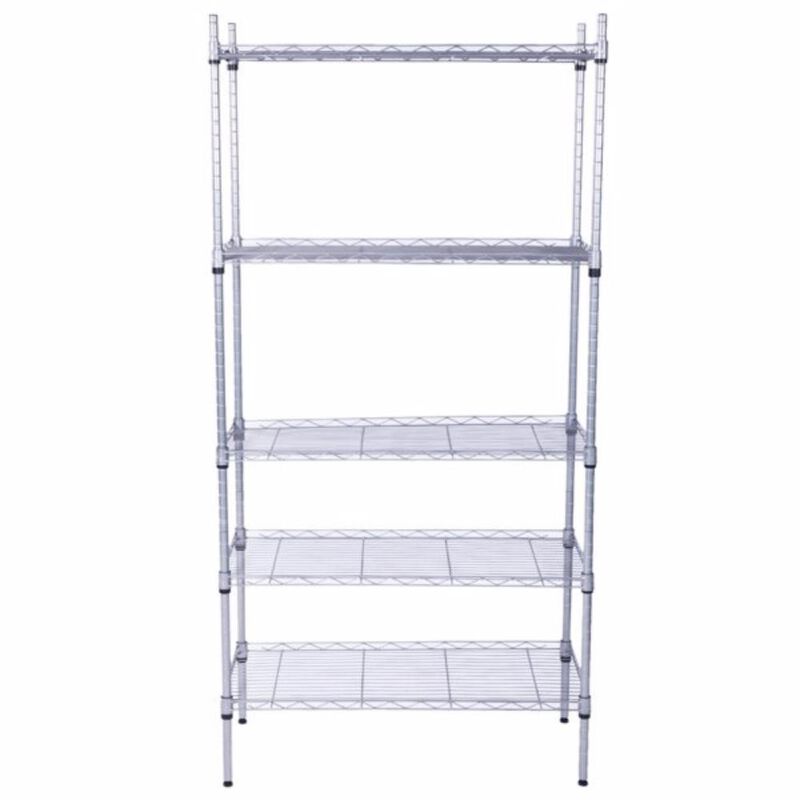 5-Shelf Storage Rack for Home Organization and Heavy Duty Storage Solutions