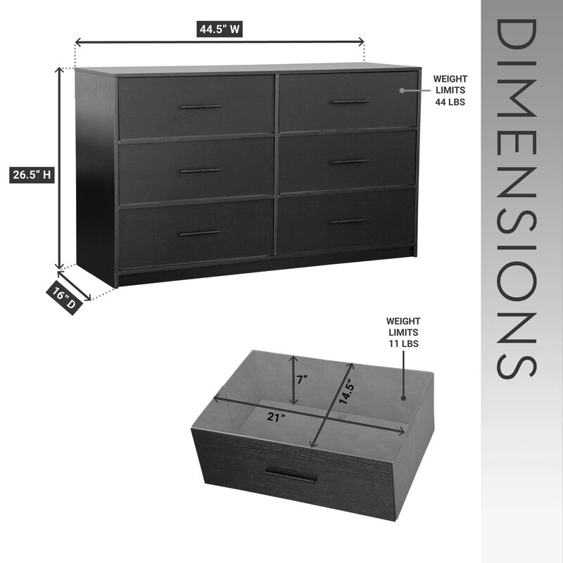 Stofto Large Fabric Drawers Dresser image number 3
