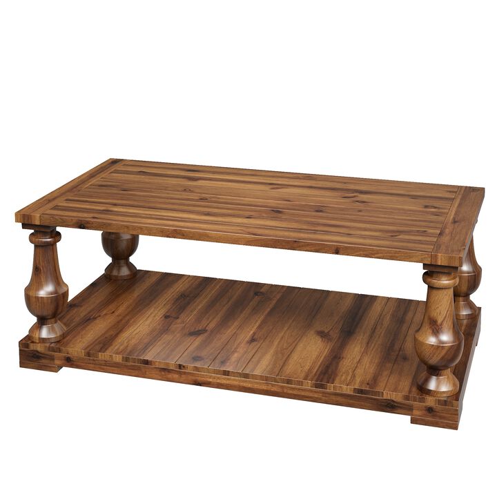 Zebwos Farmhouse Coffee Table