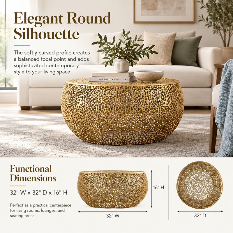 Pavressa White Hourglass Coffee Table image number 3