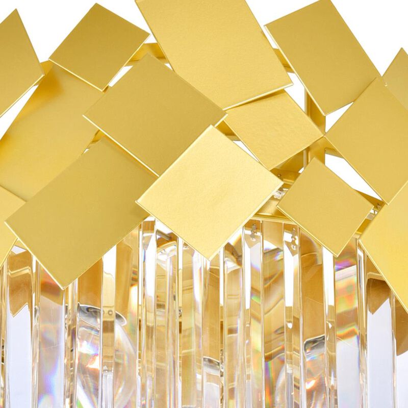 Panache 8 Light Down Chandelier With Medallion Gold Finish