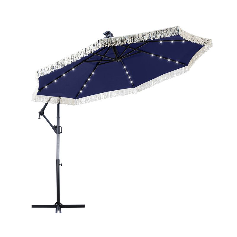 home zone living 10ft offset cantilever patio umbrella Elm 10 ft. Outdoor / Hanging This umbrella has a classic Arlmont & Co. 10 Ft