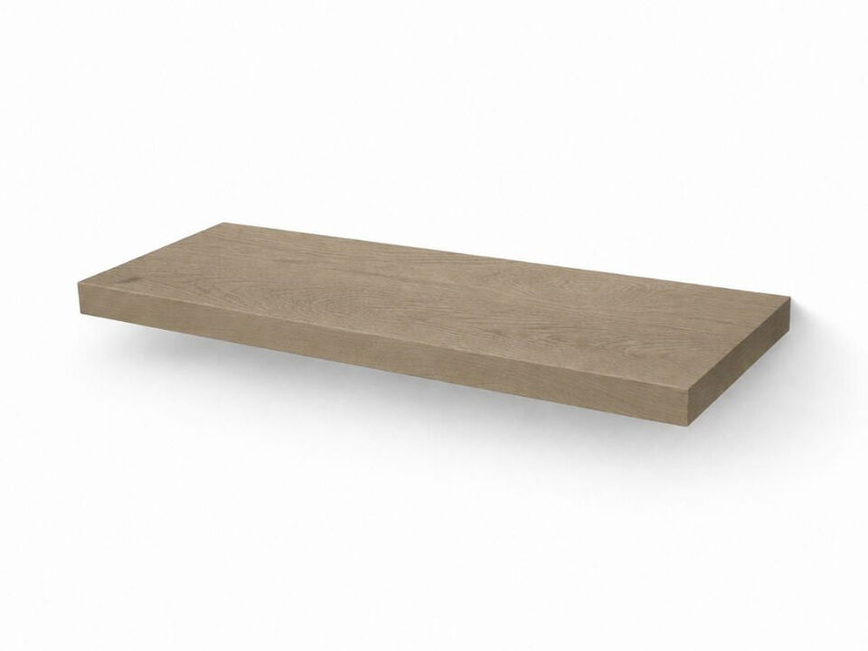 White Oak Floating Shelf