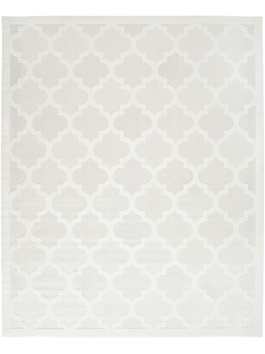 Easy Care NES01 Ivory/White 8' x 10' Rug