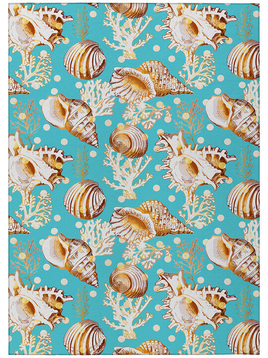 Seabreeze SZ6 Teal 9' x 12' Rug