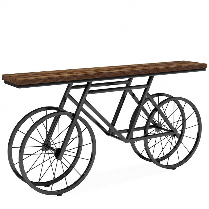 Tribesigns Industrial Wood Console Table