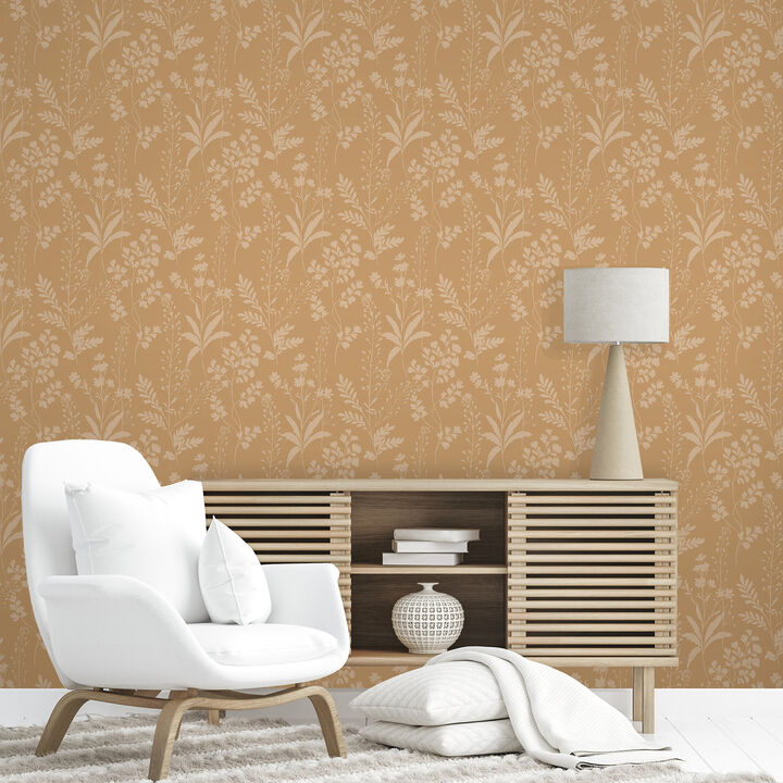 Wildflower Silhouettes Wallpaper