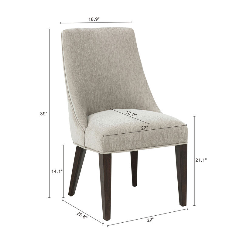 Beever Gray Dining Chairs (Set of 2)