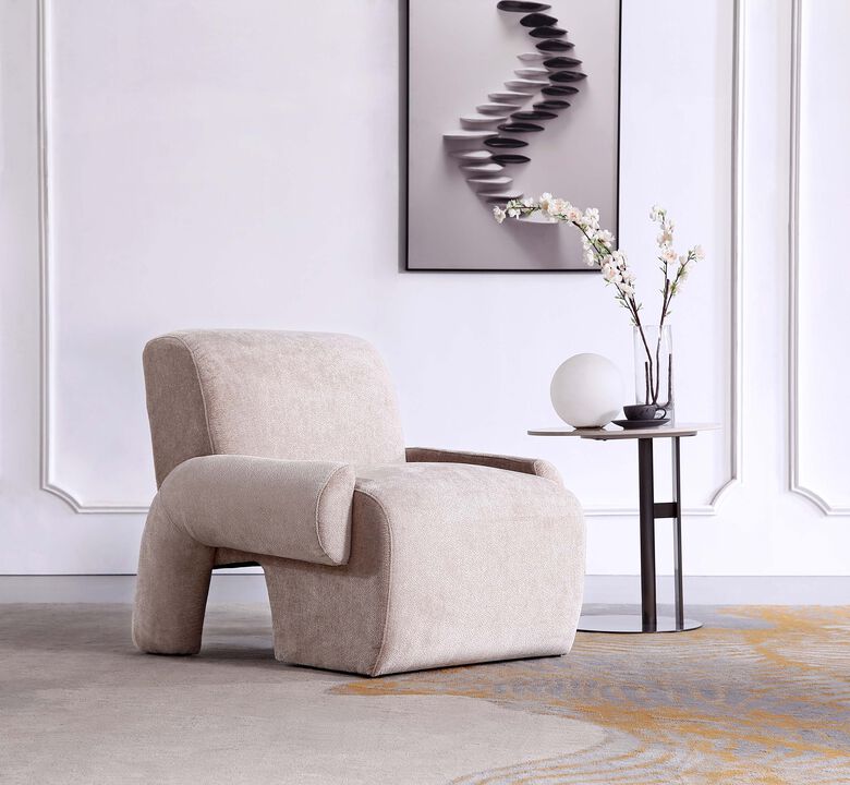 Verandah Beige Accent Chair