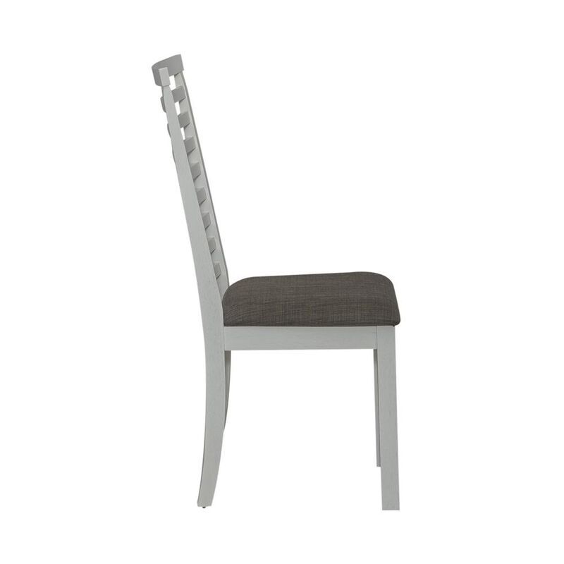 Liberty Furniture Uph Ladder Back Side Chair (RTA) - Set of 2 Transitional White image number 7