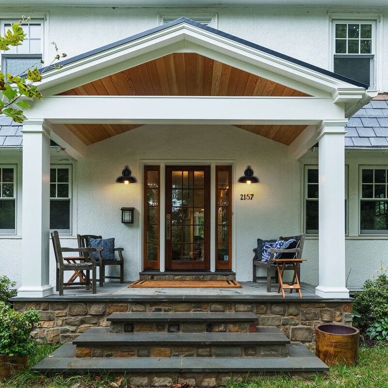 2-Pack 13.59" Farmhouse 1-Light Outdoor Wall Lights image number 6