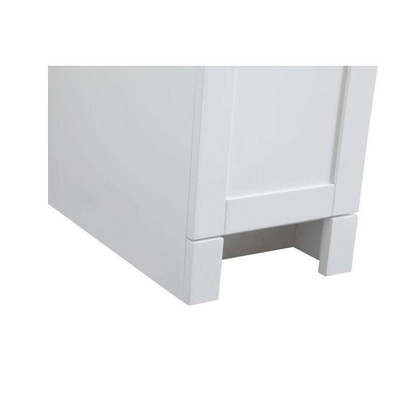 Elegant Kitchen and Bath 54 Inch ADA Compliant Bathroom Vanity In White