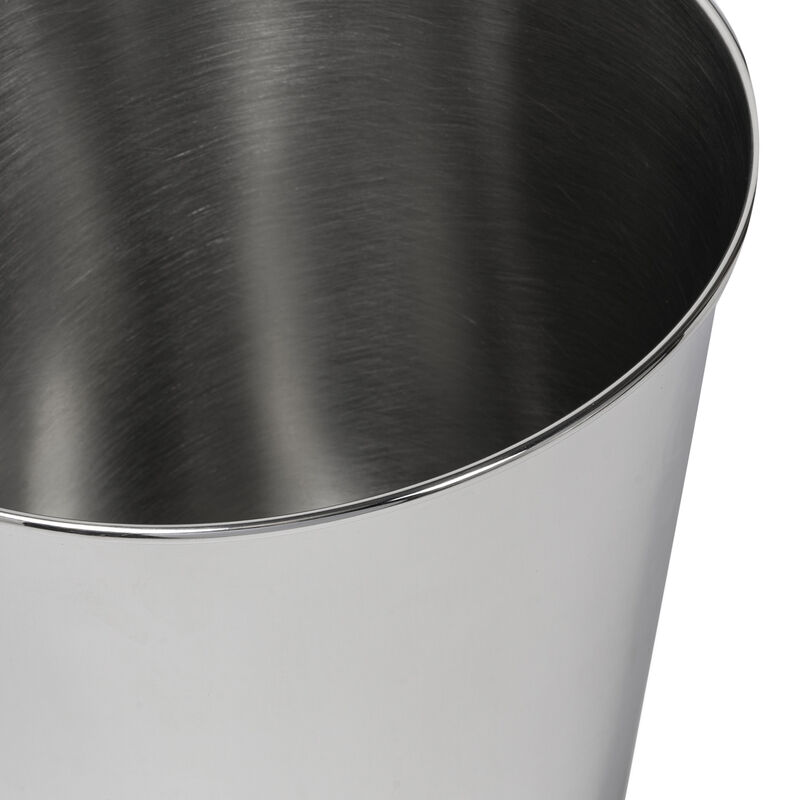 Remi Modern Classic Textured Steel 2-Gallon Wastebasket