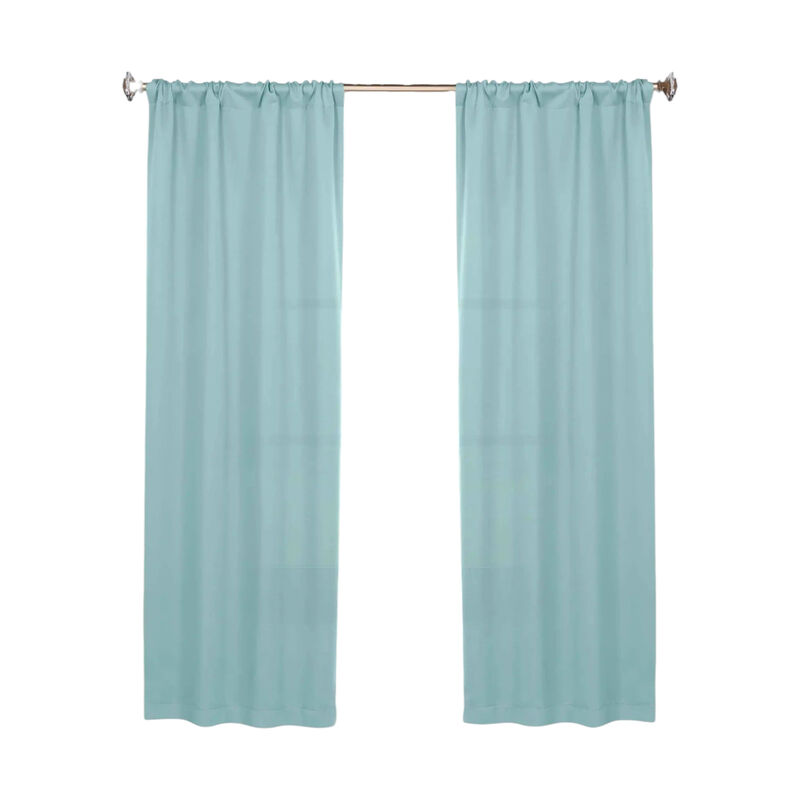 Blackout Curtain Set of 2, Solid Window Drapes for Bedroom and Living Room image number 0